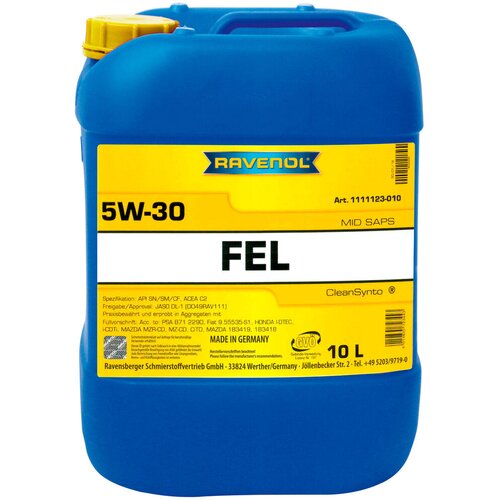 RAVENOL Motorno ulje FEL 5W-30, 10 l Cene