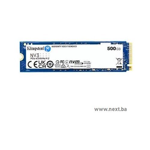 SSD 500GB Kingston NV3 PCIe M.2 2280 NVMe SNV3S/500G Cijene