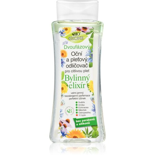 Bione Cosmetics Bylinn&amp;yacute; elix&amp;iacute;r dvofazna emulzija za odstranjevanje ličil za oči 255 ml Slike