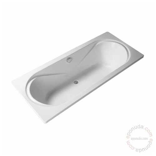 Kolpa San akrilna kada za kupatilo carmen 180x80 cm ugradna bela Slike