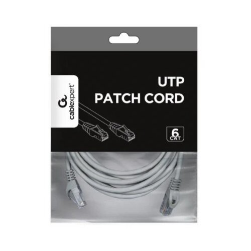  PP6U-CU-7.5M Gembird Mrezni kabl, CAT6 BAKARNI UTP Patch cord 7.5m grey Cene