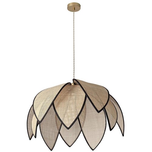 Osram Luster na sajli DECOR RATTAN 1xE27/15W/230V prečnik 67 cm bež/crna Cene