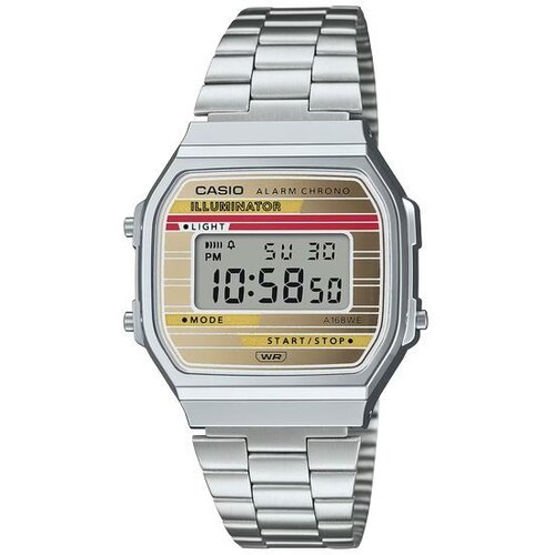Casio Unisex sat A168WEHA-9A, Kvarcni mehanizam, &amp;Scaron;areno kući&amp;scaron;te, Srebrni Slike