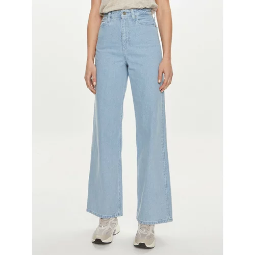 Calvin Klein Jeans hlače K20K206579 Modra Wide Leg