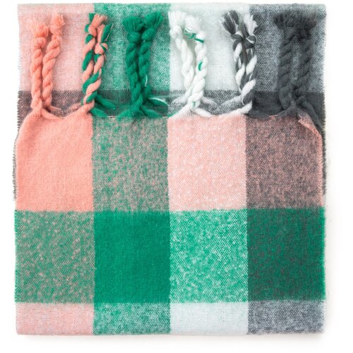 Art of Polo Woman&amp;#039;s Scarf Sz22302 Green/Pink Slike