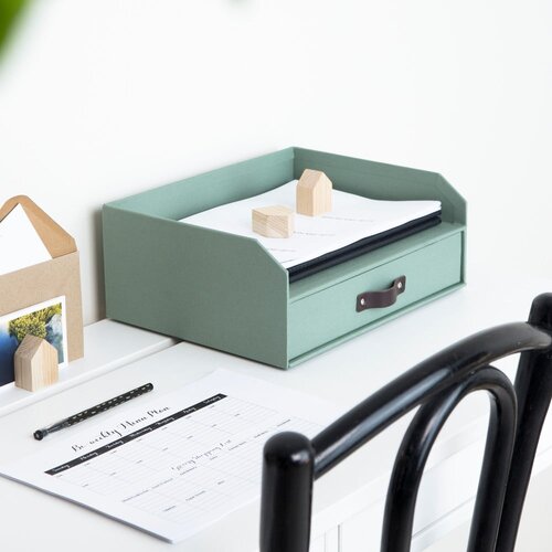Bigso Box of Sweden Kartonski uredski organizator za ladicu/za dokumente Walter &amp;ndash; Slike
