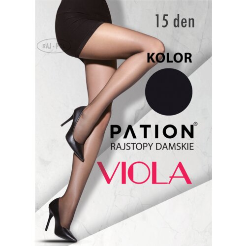 Raj-Pol Woman&amp;#039;s Tights Pation Viola 15 DEN Slike