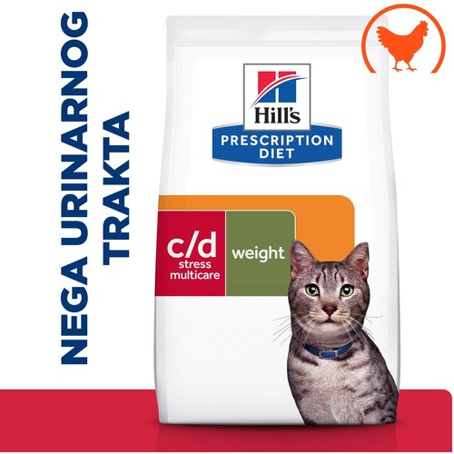 Hills Hill’s Prescription Diet Cat C/D Multicare Stress + Metabolic 1,5kg Cene