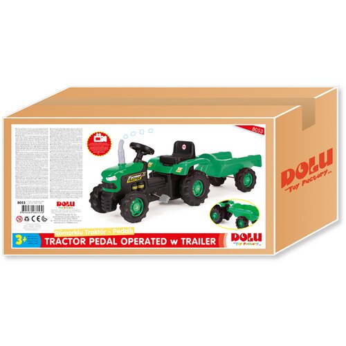 Dolu Traktor na pedale sa prikolicom igračka 080530 Slike