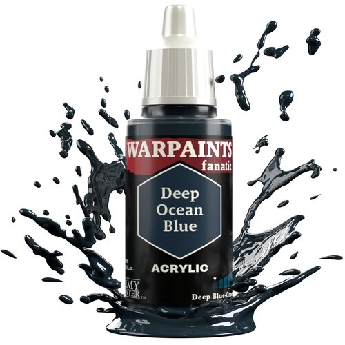 The Army Painter Warpaints Fanatic: Deep Green-Blues - Deep Ocean Blue Slike