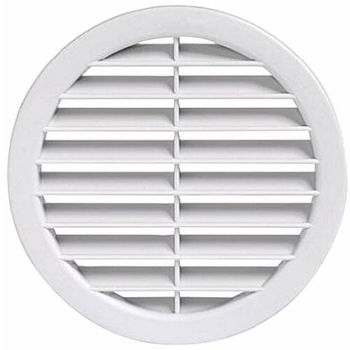 VAFRA okrugla ventilacijska re&amp;scaron;etka (bijela, promjer: 160 mm) Slike