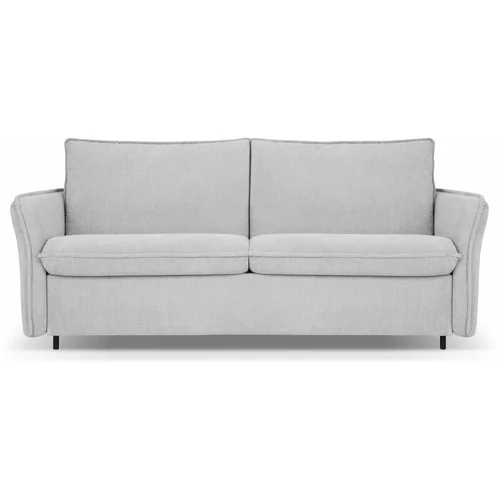 Micadoni Home Svijetlo siva sklopiva sofa 166 cm Dalida –