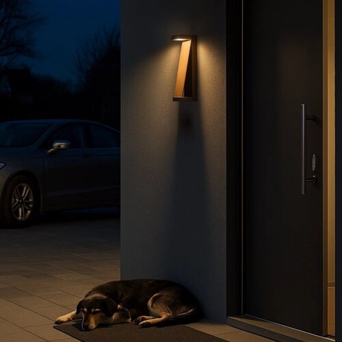 Rabalux 77068 - Spolja&amp;scaron;nje LED zidno svetlo BRADU LED/13W/230V IP65 braon Slike