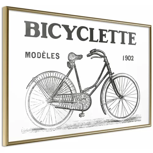  Poster - Bicyclette 45x30