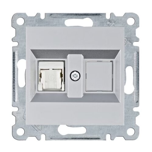 HAGER Utičnica 1XRJ45 CAT6 UTP WL2152 siva Cijene