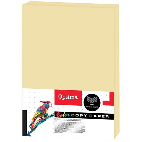 Optima Fotokopirni papir u boji A4, žuta, 500 listova Cijene