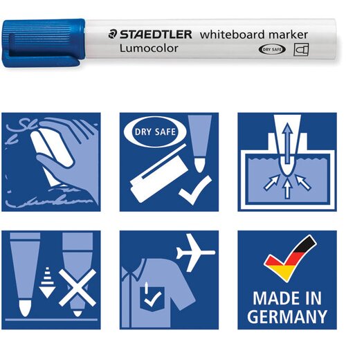  ZA BELO TABLO 2MM RECIKLIRANI LUMOCOLOR STAEDTLER 351-5 ZELENI Slike