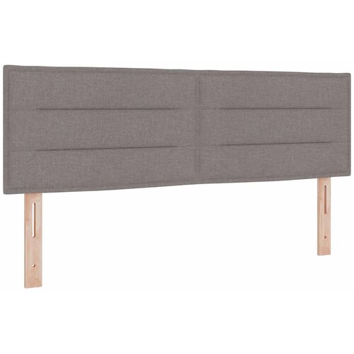  Krevet s opruga kutije Sivo-smeđa 140 x 200 cm tkanina Slike
