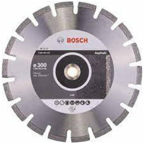 Bosch dijamantska rezna ploča standard for asphalt 300 x 20/25,40 x 2,8 x 10 mm - 2608602624 Slike