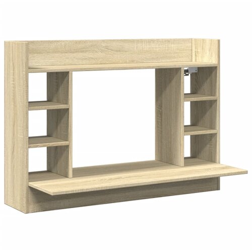 Maison Chic Stenska Pisalna miza - pisarniška miza - Računalniška miza sonoma hrast 105x48x75 cm inženirski les, (21785441) Cene