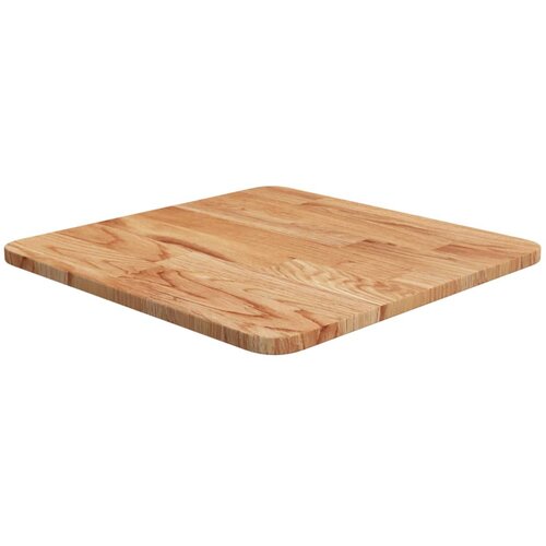  Četvrtasta stolna ploča svjetlosmeđa 40x40x1,5 cm od hrastovine Slike