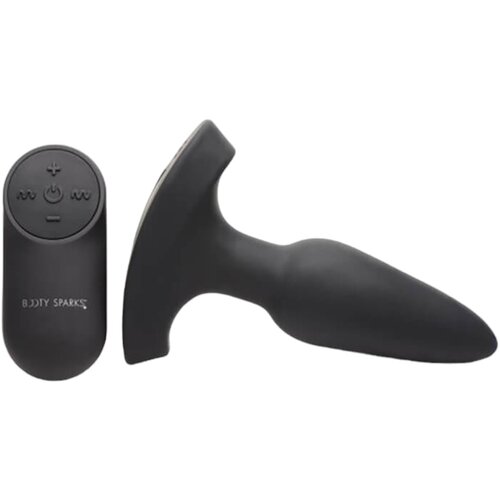 Booty Sparks Laser - bežični, radio analni vibrator (crni) Slike