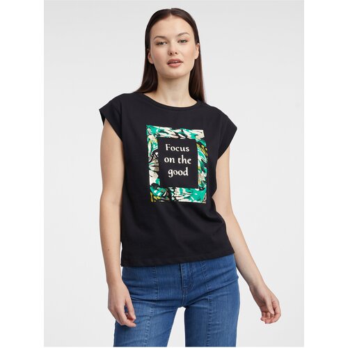 Orsay Black Womens T-Shirt - Women Slike