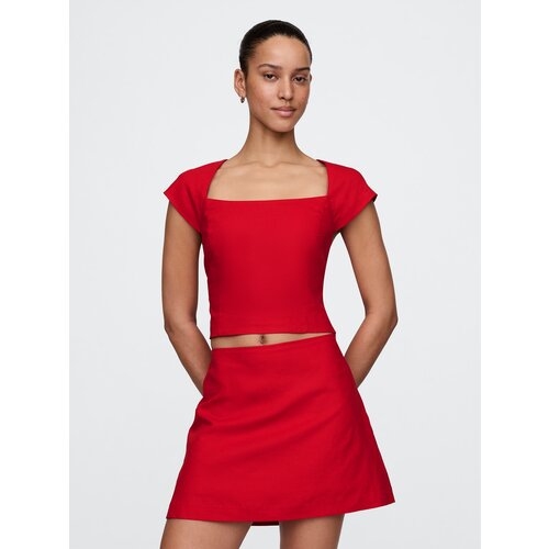 GAP Linen crop top - Women's Cene
