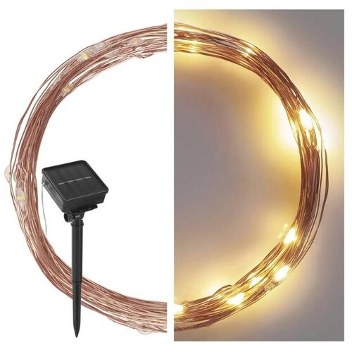  LED solarni lanac LED/2,4W/1,2V 1xAA 15 m IP44 3000K 600 mAh Slike