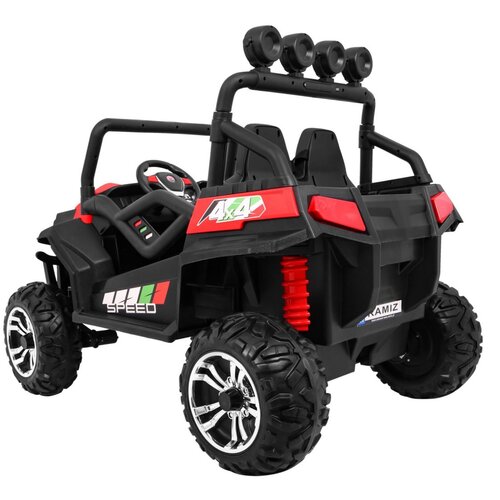  Buggy na akumulator Grand 4x4 LIFT - dvosjed - crveni Slike