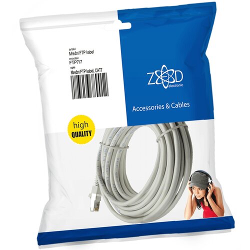 Zed Electronic Mrežni FTP kabl, CAT7, dužina 7.0 metara - FTP7/7 Cene