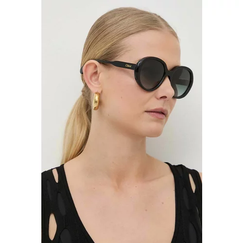 Chloe Sunčane naočale Chloé za žene, boja: crna, CH0221S