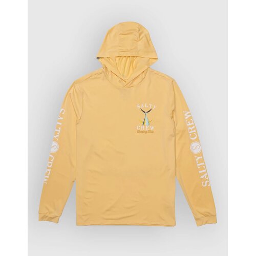 Salty Crew Tailed Sunshirt Pulover s kapuco light orange Cene