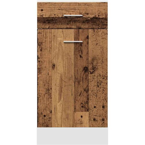  s donjim ladicama &amp;quot;Lyon&amp;quot; Staro drvo 40x46x81,5 cm Konstruirano drvo Slike