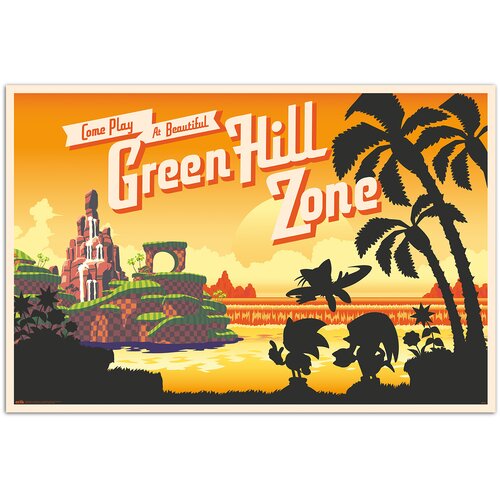 Grupo PLAKAT SONIC THE HEDGEHOG - PRIDITE SE IGRATI NA ČUDOVITO GREEN HILL ZONE, (20837047) Cene