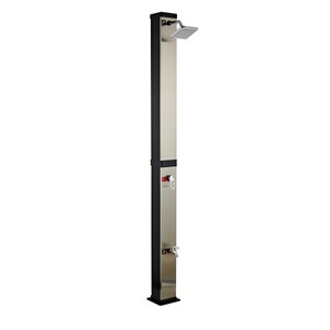  Nero Solarni tuš kvadratni PVC 40L niklovan, H=217cm 12184 Cene