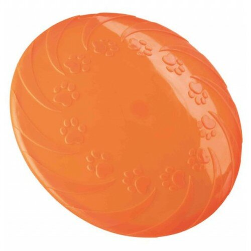 Trixie frizbi od termoplastične gume 18 cm narandžasta Slike