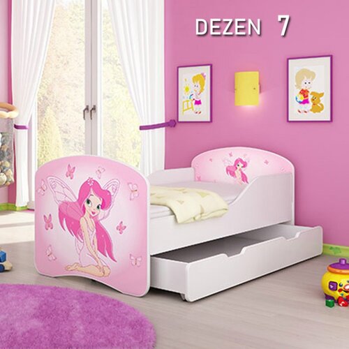 Olimp Sport dečiji krevet drveni 160x80cm sa fiokom i gratis dušek 45 dezena Cene