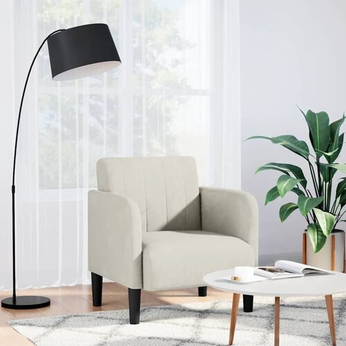 SOFA fotelja s naslonima za ruke krem boje 54 cm bar&scaron;unasta - Krema 1 Cijene