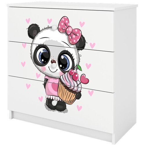 HAPPYKIDS Komoda Dreamy panda Bijela Cijene