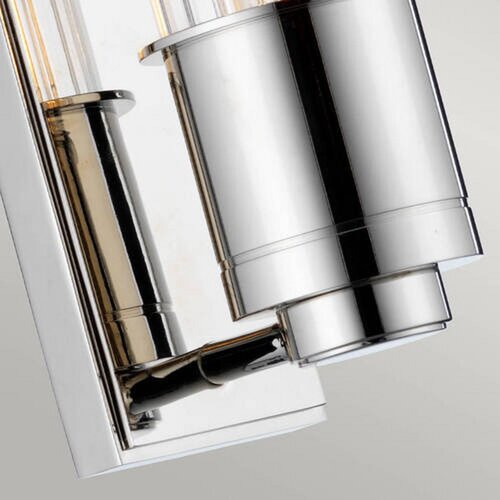 Elstead Lighting Quintiesse QN-WELLINGTON1-PC-LED Kupatilsko zidno svetlo WELLINGTON 1xE27/7W/230V IP44 hrom Slike