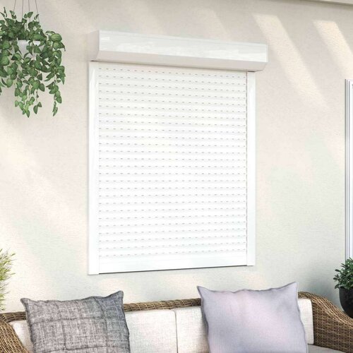  Roletna Bijeli 100 x 130 cm Aluminij i poliuretan - Bijeli 100 x 130 cm Cijene