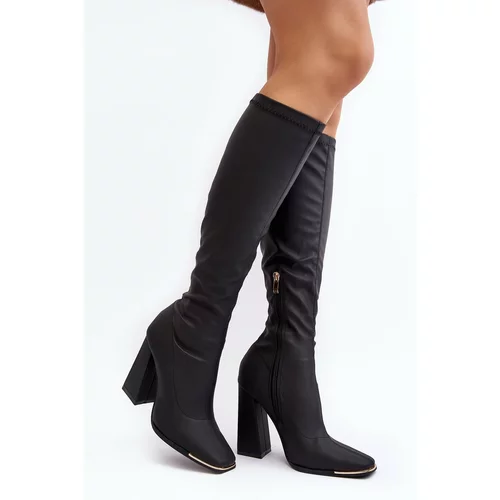 Kesi Women's High Heeled Boots Black Rishabh