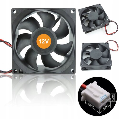 Rosfix Ventilator 80x80x25 2PIN 12V, (5000081138) Cene
