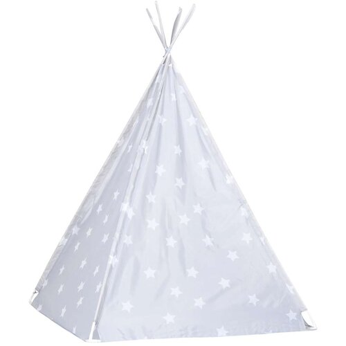  Dječji &amp;scaron;ator tipi od poliestera s torbom sivi 115x115x160 cm Slike