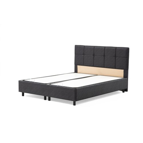 Hanah home Vitalia 90 x 190 - Anthracite Anthracite Single Bed Base & Headboard Cene