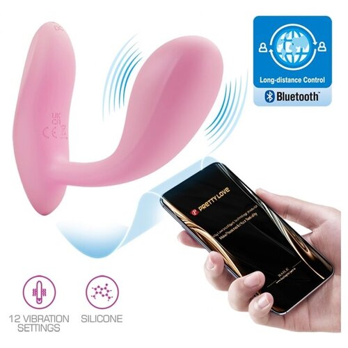  Vibro jaje Pretty Love Baird, 10.8cm, Roze Slike