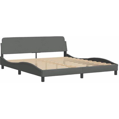  Okvir kreveta s LED-om bez madraca 180x200 cm od tkanine Slike