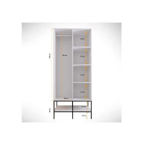Hanah home Ormar Martin 2 84x200x50cm Bijeli Slike