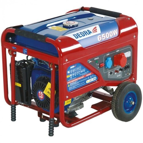 Dedra DEGB7503K engine-generator 6000 W 25 L Petrol Red Cijene